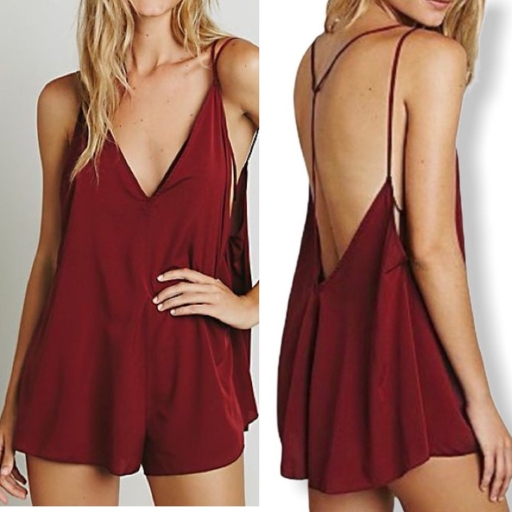 Intimately Free People Serious Babe Romper, M - BNWOT